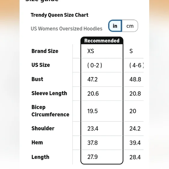 Trendy Queen Oversized Hoodie Fleece Sweater Black, XS - Picture 4 of 11